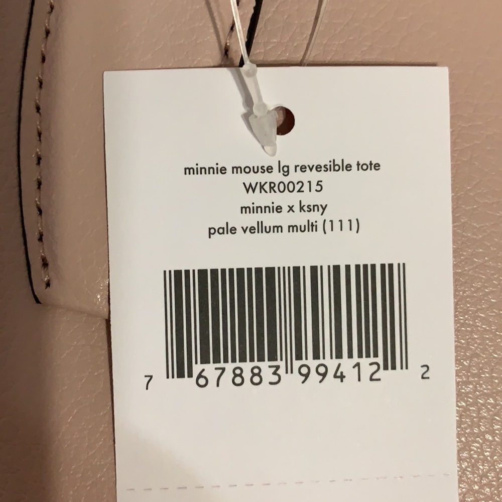 Disney Kate Spade minnie mouse Lg reversible tote - Picture 8 of 16